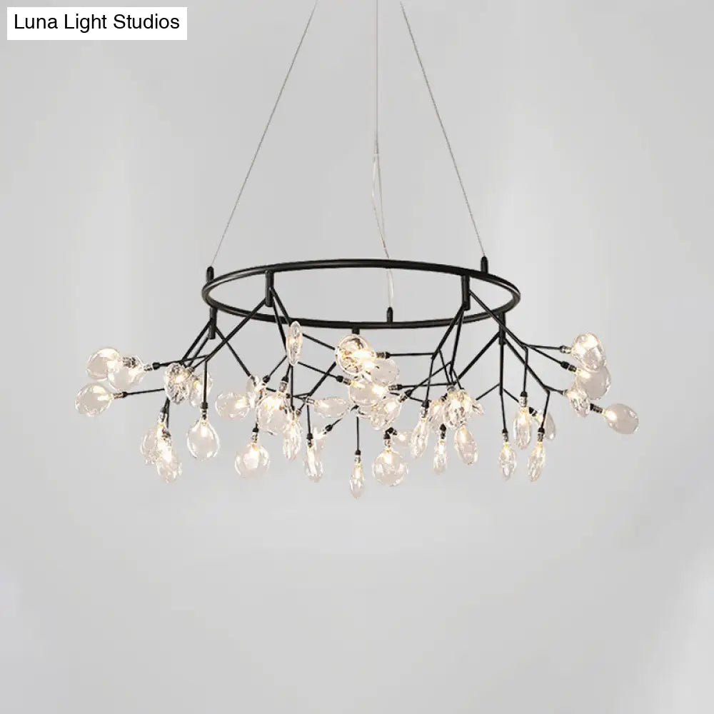 ثريا ديكوربايتس™ الحديثة المعدنية المُزودة بتقنية LED لغرفة الطعام - مصباح معلق أنيق