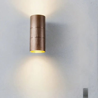 DecorBites™ DecorBites™ Modern Metal LED Up and Down Wall Sconce - 1 Light Black/Grey/Gold Wall Lamp for Bathroom