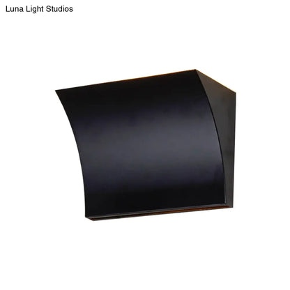 DecorBites™ DecorBites™ Modern Metal LED Wall Sconce Light Fixture for Living Room - Black/Silver Slide Design