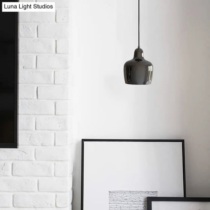 Modern Metal Suspension Pendant Light - Urn Shape, Ideal for Restaurants