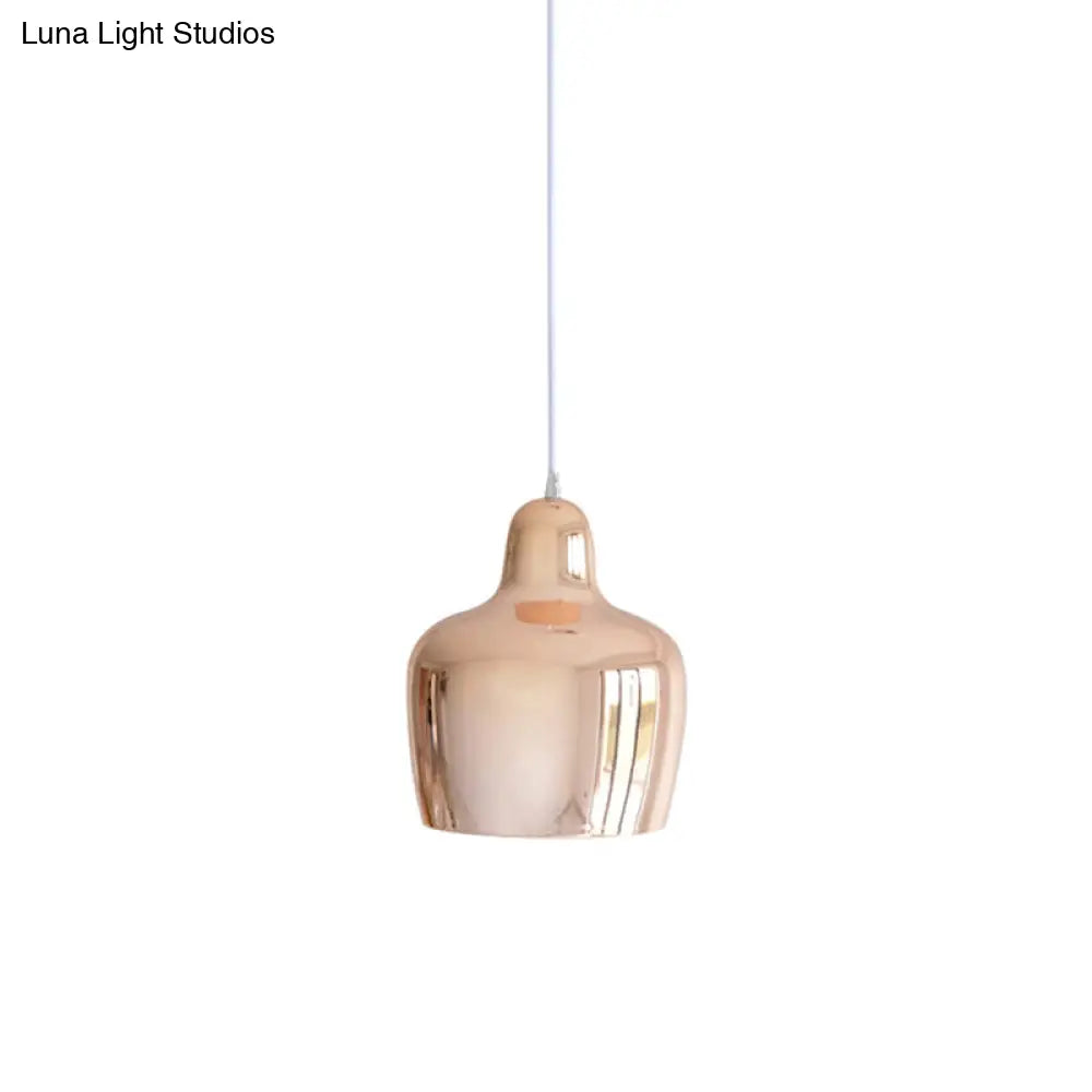 Modern Metal Suspension Pendant Light - Urn Shape, Ideal for Restaurants