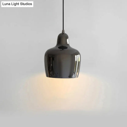 Modern Metal Suspension Pendant Light - Urn Shape, Ideal for Restaurants