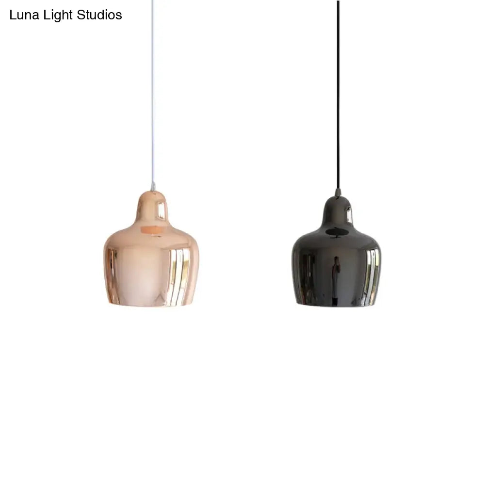 Modern Metal Suspension Pendant Light - Urn Shape, Ideal for Restaurants