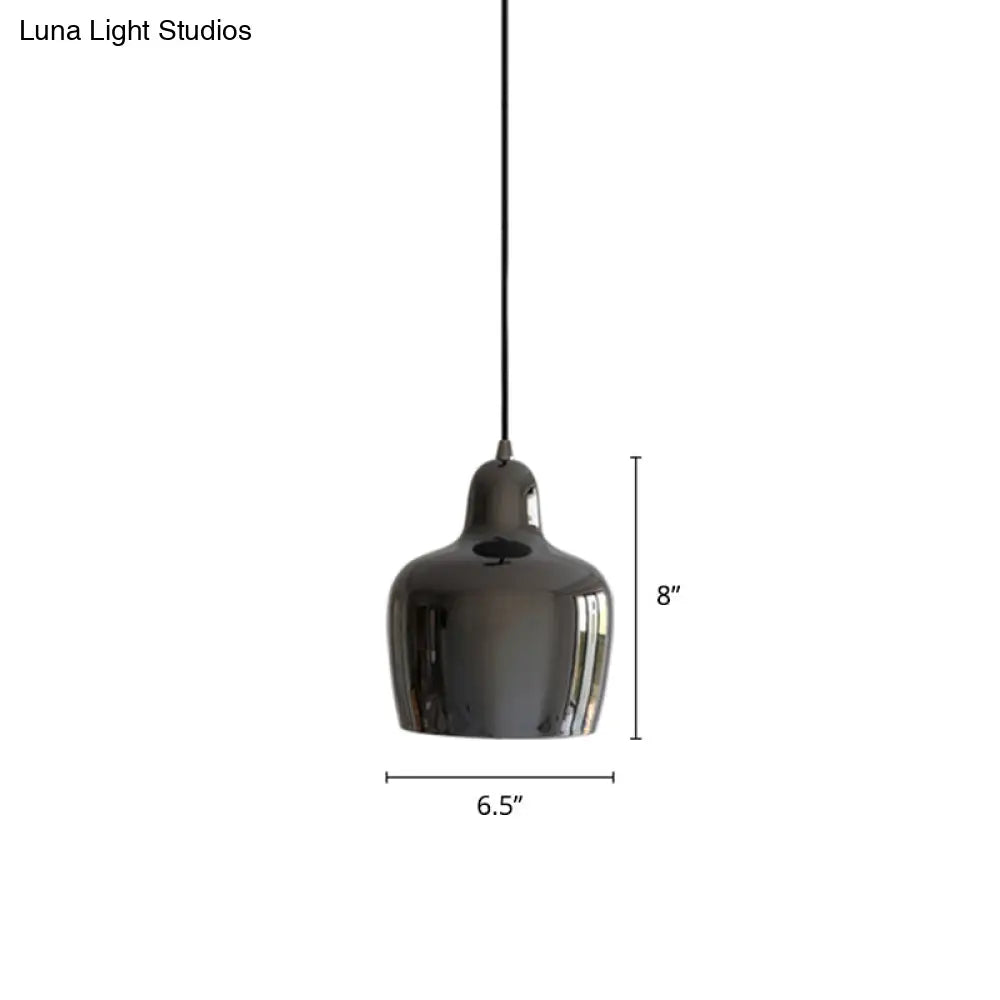 Modern Metal Suspension Pendant Light - Urn Shape, Ideal for Restaurants