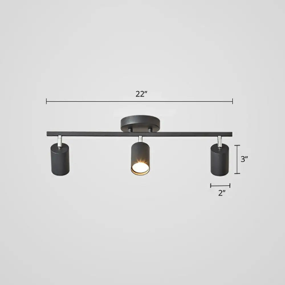 DecorBites™ DecorBites™ Modern Metal Tube Track Lamp - Ceiling Spotlight for Clothing Store