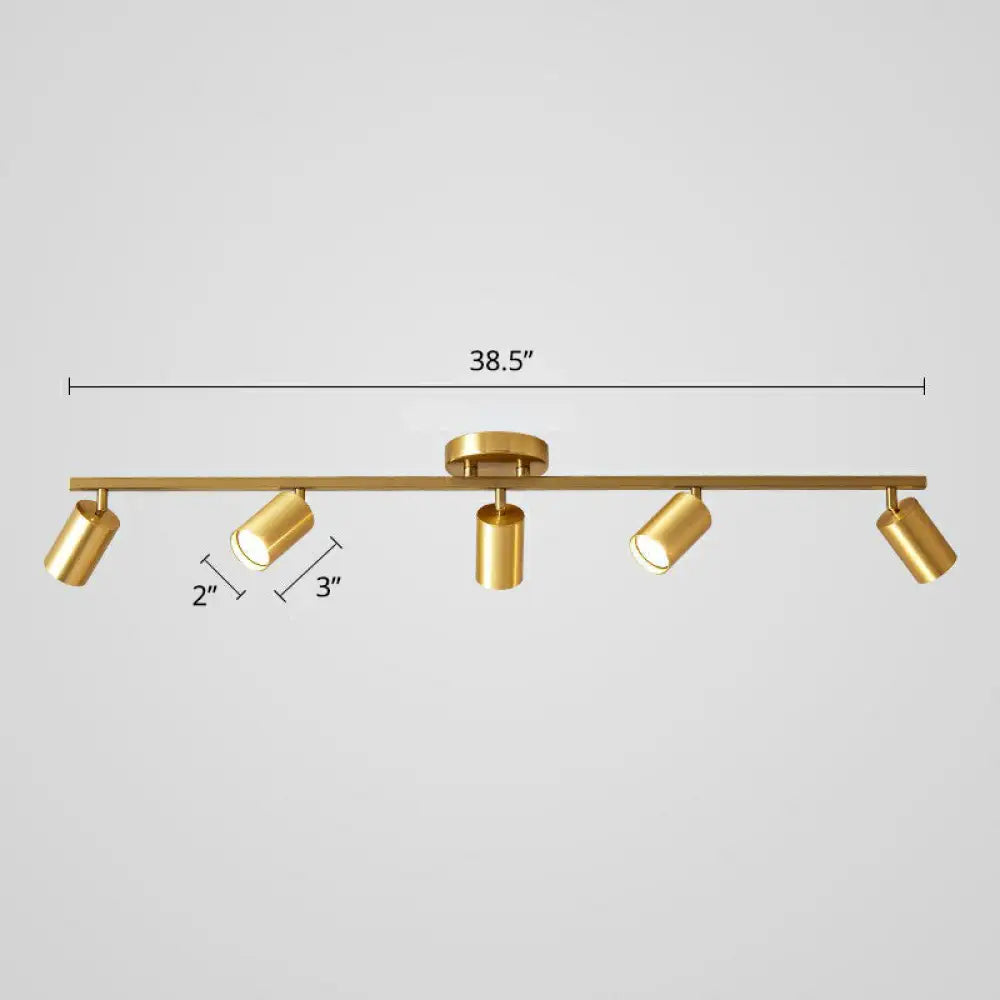 DecorBites™ DecorBites™ Modern Metal Tube Track Lamp - Ceiling Spotlight for Clothing Store