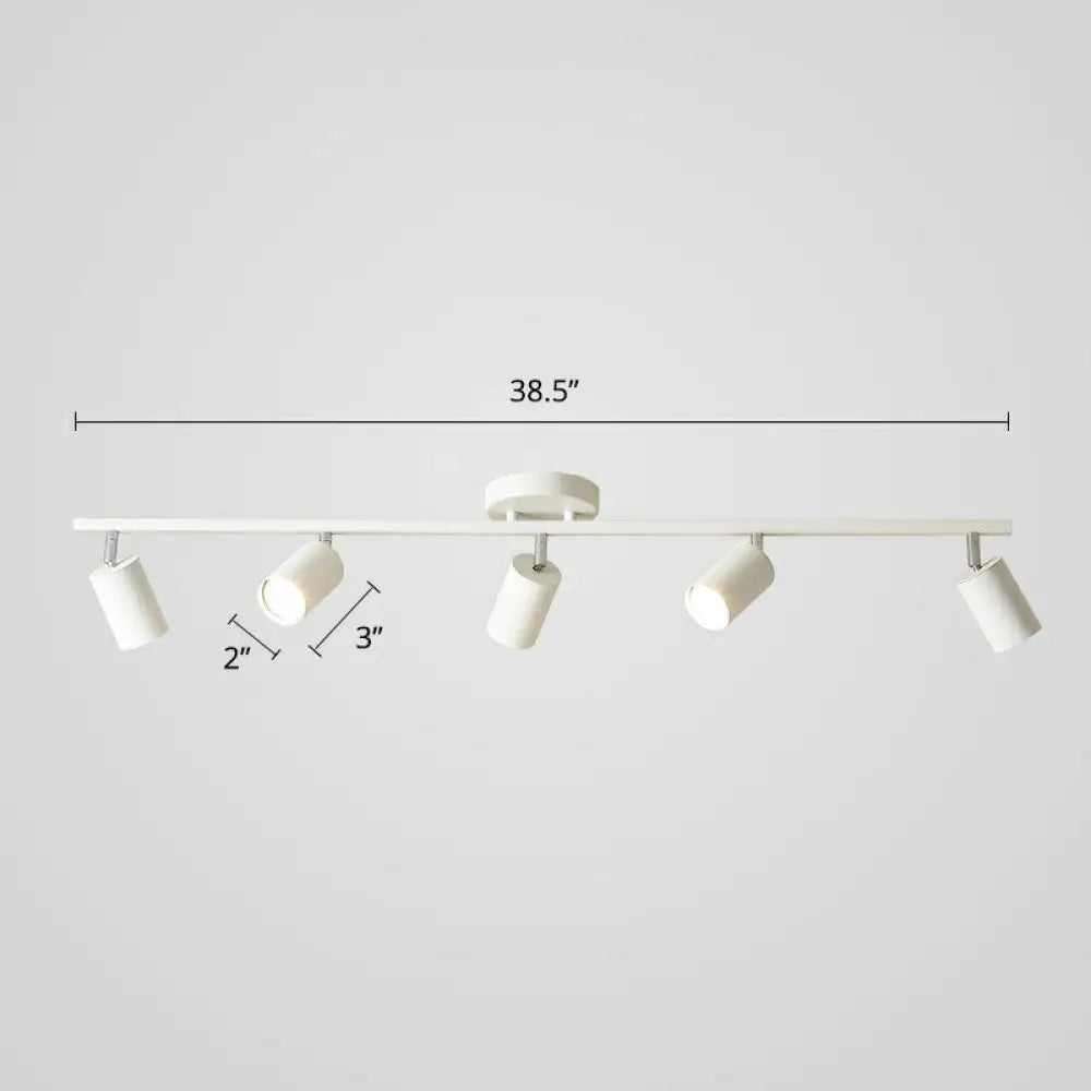 DecorBites™ DecorBites™ Modern Metal Tube Track Lamp - Ceiling Spotlight for Clothing Store
