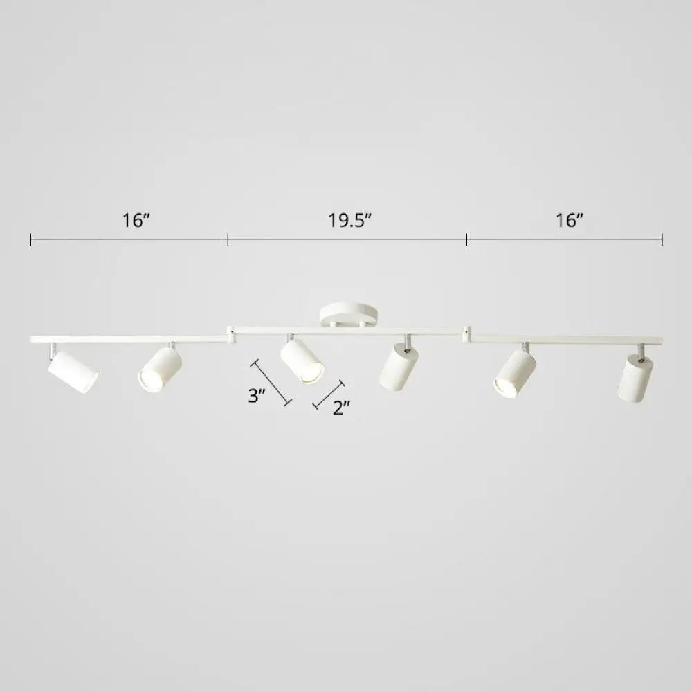 DecorBites™ DecorBites™ Modern Metal Tube Track Lamp - Ceiling Spotlight for Clothing Store