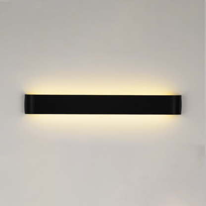 Modern Metal Wall Sconces - Black / 24 cm (9.4”)