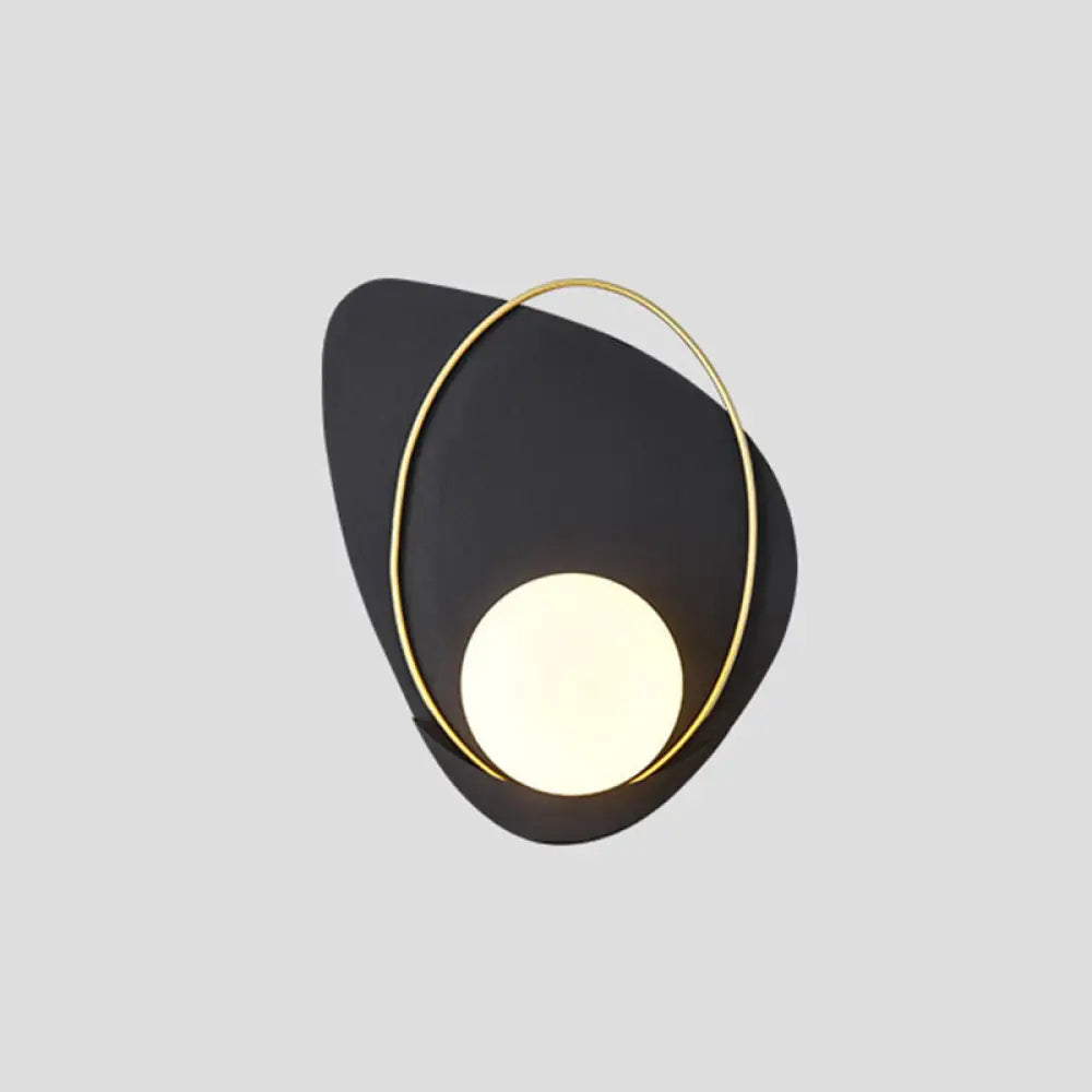 DecorBites™ DecorBites™ Modern Metallic Petal Wall Sconce - Stylish Single Living Room Light Fixture
