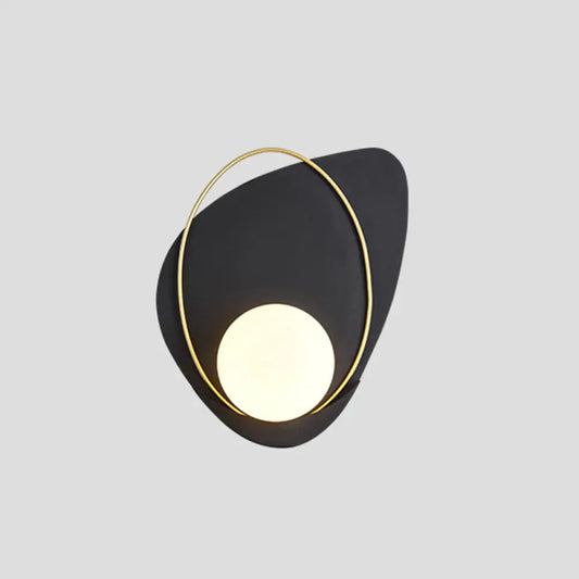 DecorBites™ DecorBites™ Modern Metallic Petal Wall Sconce - Stylish Single Living Room Light Fixture