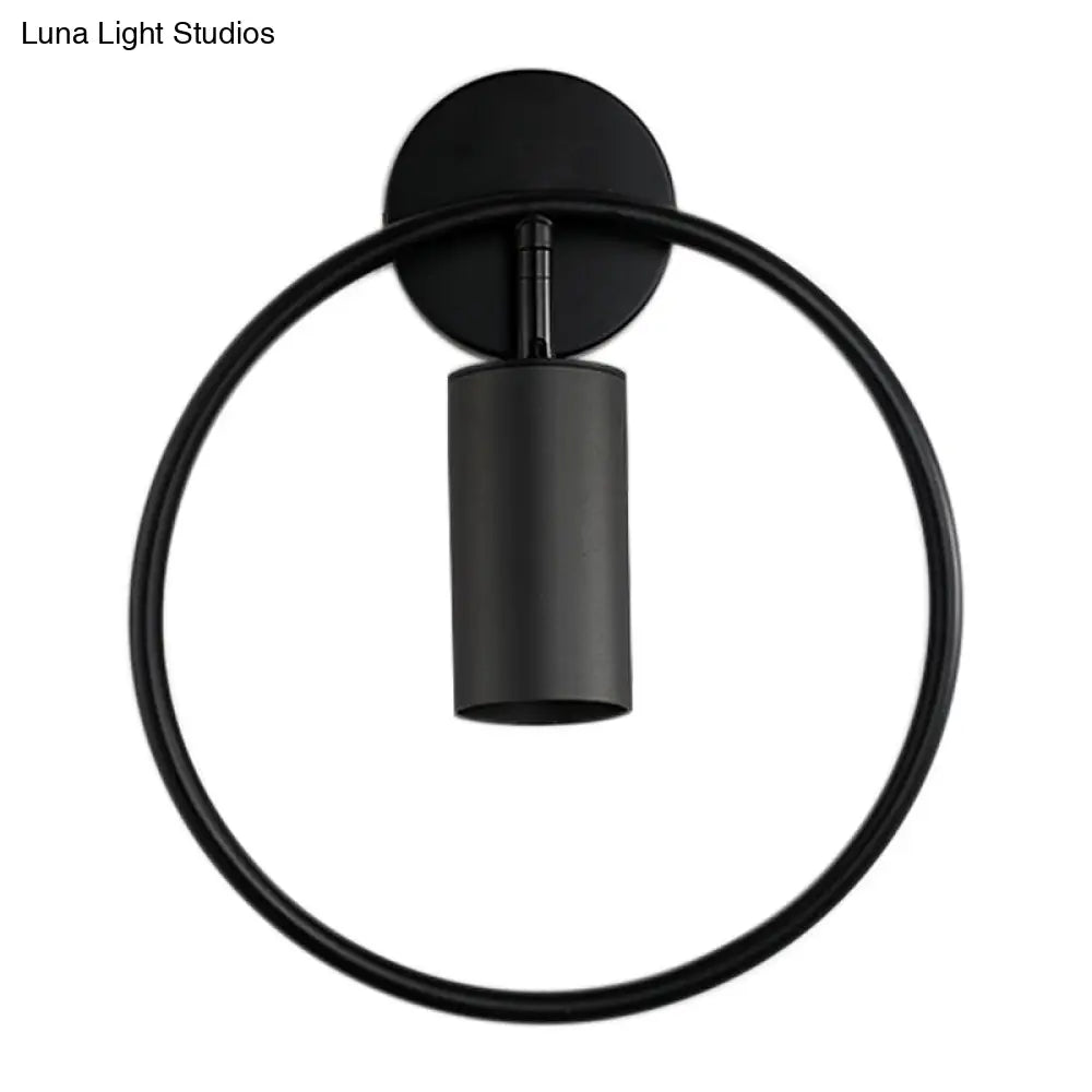 DecorBites™ DecorBites™ Modern Metallic Wall Sconce Light Fixture - Single Bulb, Black/Brass Finish