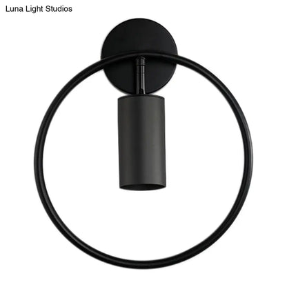 DecorBites™ DecorBites™ Modern Metallic Wall Sconce Light Fixture - Single Bulb, Black/Brass Finish