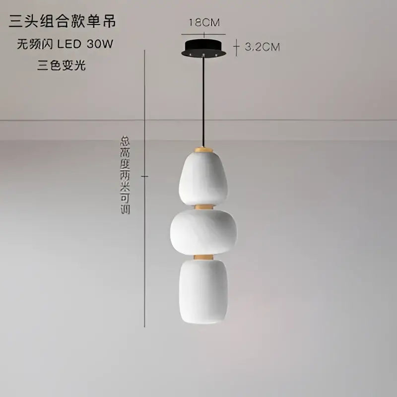 Modern milky white glass ball pendant light with three stacked rounded shades and black ceiling mount for dining decorbites glass ball pendant