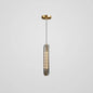 Modern Mini Crystal Pendant Light with Brass Finish for Living Room, Bar, and Coffee Shop Ceiling