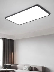 Modern minimalist black led ceiling lamp with sleek frame and bright panel ideal for living room decorbites led ceiling