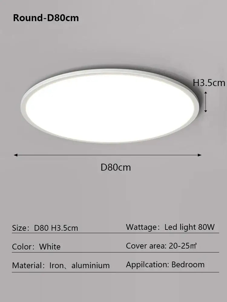 Modern minimalist black led ceiling lamp with white round light and sleek iron aluminum frame for living room decorbites led ceiling