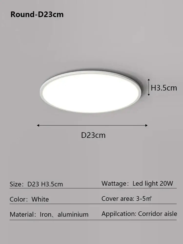 Modern minimalist black led ceiling lamp with white round led light and sleek iron and aluminum frame for living room decorbites led ceiling