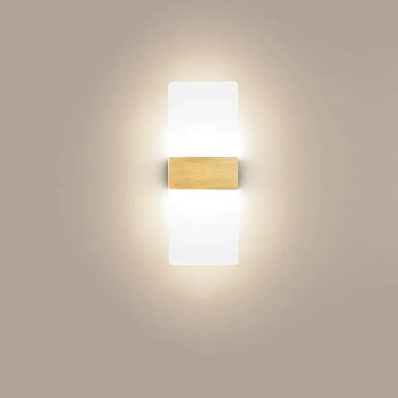 Modern minimalist black led wall light with white acrylic diffuser and gold metal accent for bedroom decorbites led wall decor