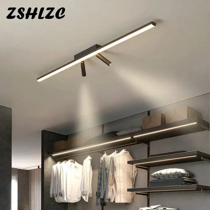 Modern minimalist black star ceiling light with sleek metallic finish and adjustable LED spotlights for living room decorbites ceiling light