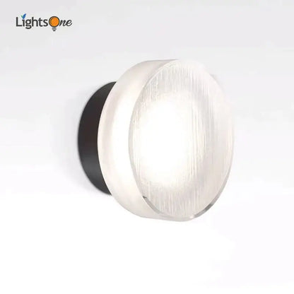Modern minimalist black wall lamp with frosted glass diffuser and black base ideal for bathroom decorbites light luxury