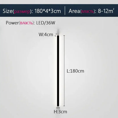 Modern minimalist elegant black led wall lamp with slim profile and sleek design for bedroom decorbites elegant black wall lamp