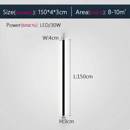 A sleek modern elegant black led wall lamp with slim profile and minimalist design for bedroom decorbites elegant black