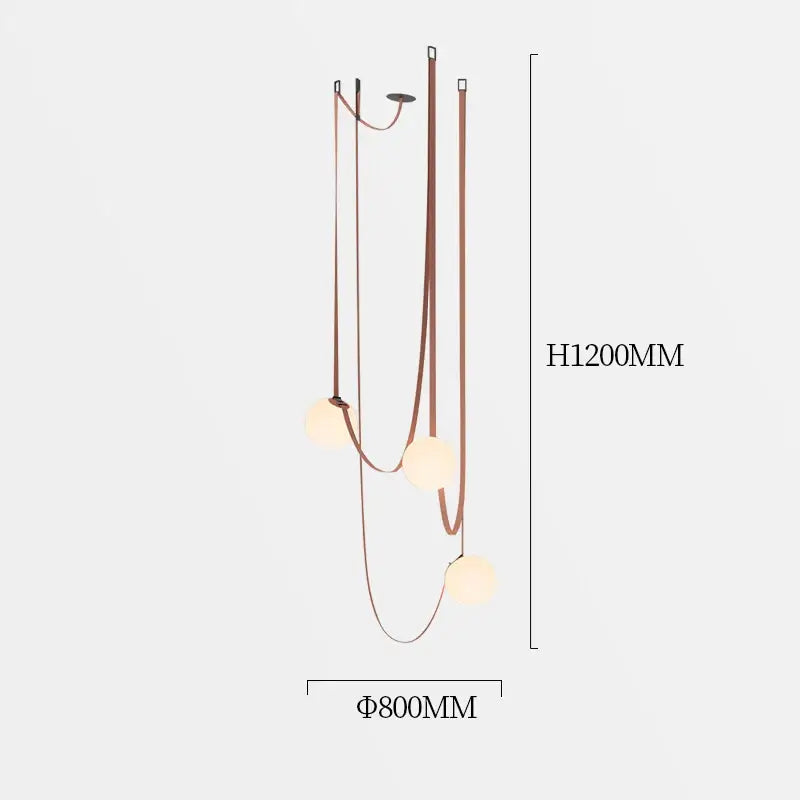 Modern minimalist frosted glass ball pendant light with copper-toned fixture for dining room decorbites pendant light