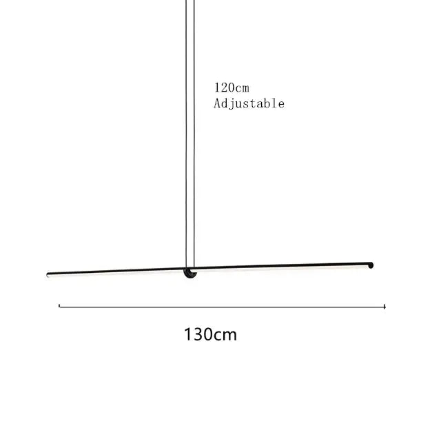 Black minimalist pendant light with adjustable length and sleek modern design from decorbites geometric chandelier