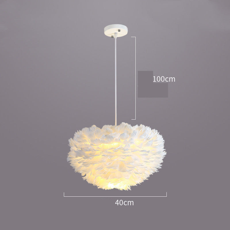 Iron Remote Chandelier