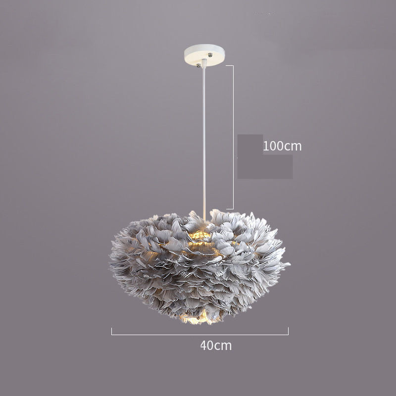Iron Remote Chandelier