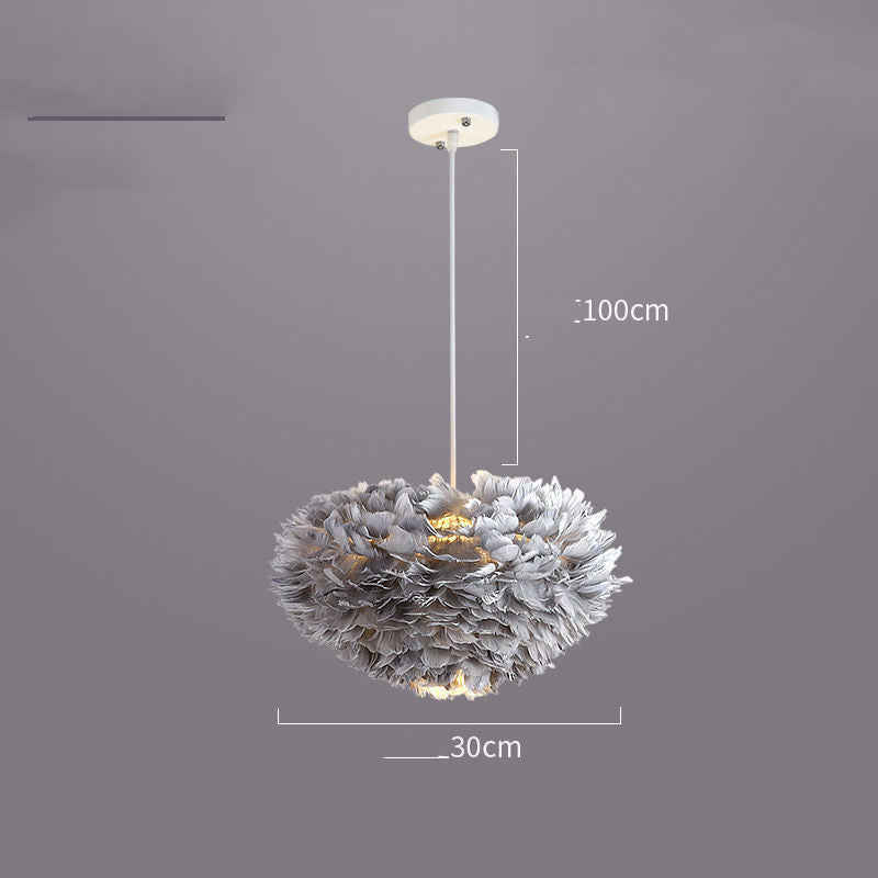 Iron Remote Chandelier