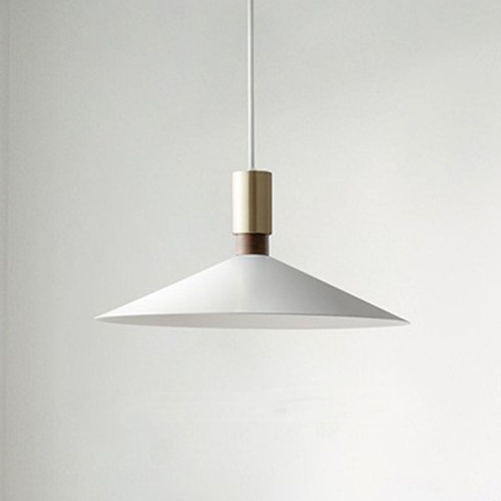 Black Iron Pendant Lamp 42cm Large Size