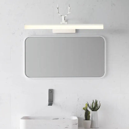 Modern minimalist white led wall lamp with sleek rectangular shape and antler design for 220v-240v 110v-120v use