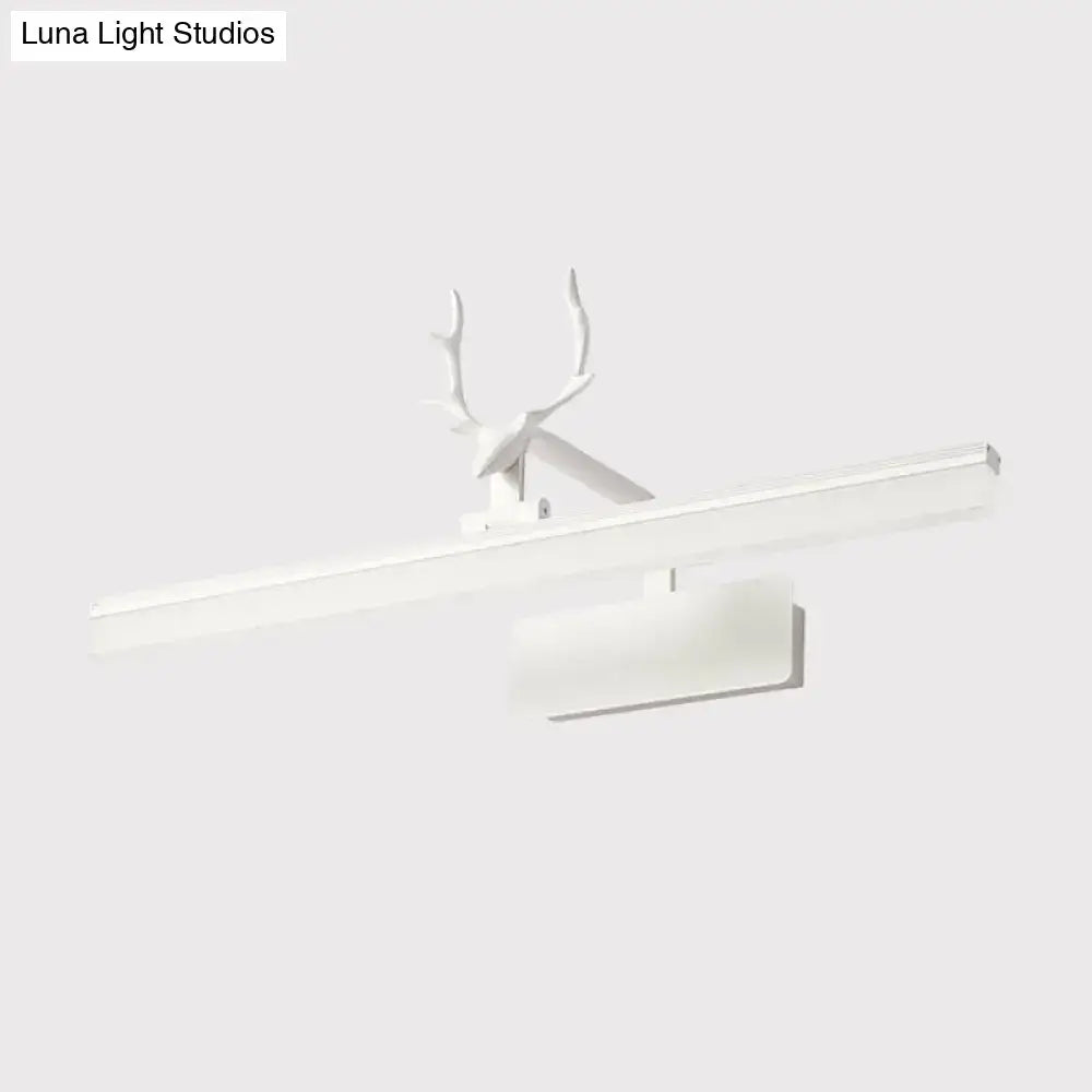 Modern minimalist white led wall lamp with sleek antler design for bedroom available in 220v-240v 110v-120v
