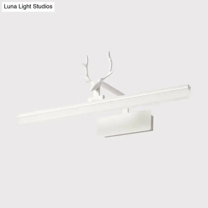 Modern minimalist white led wall lamp with sleek antler design for bedroom available in 220v-240v 110v-120v