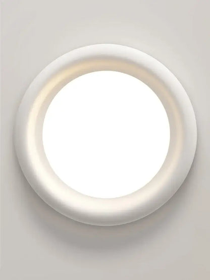Modern minimalist white cream led ceiling lamp with smooth design ideal for bedroom decorbites cream led ceiling lamp