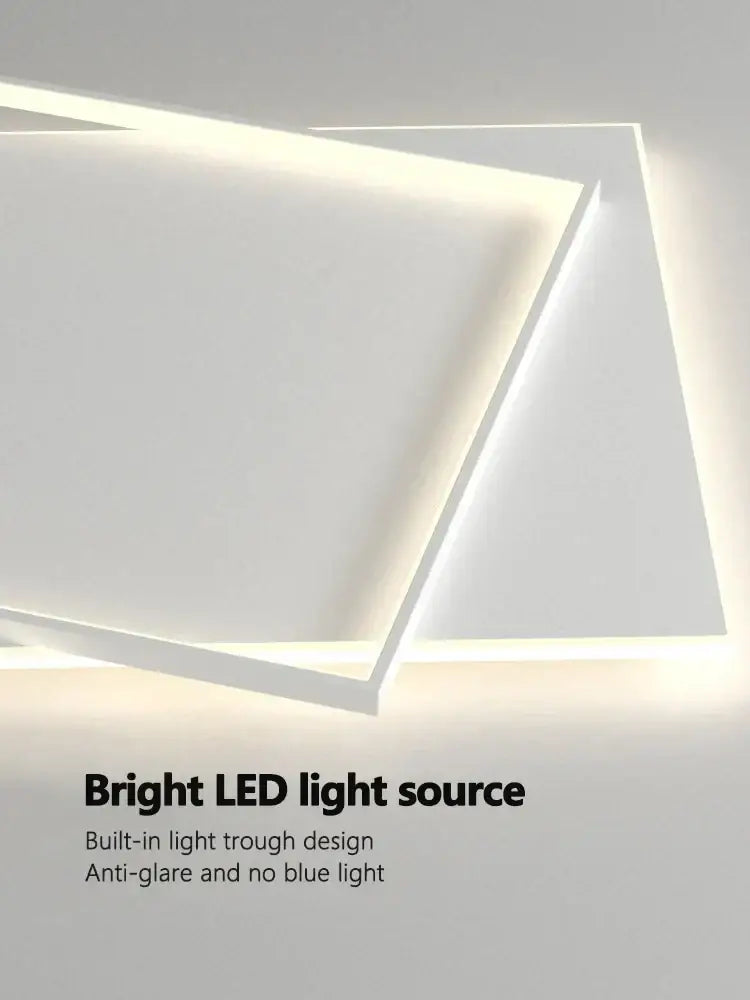 Modern minimalist white led ceiling lamp with sleek design and built-in illumination by decorbites led ceiling