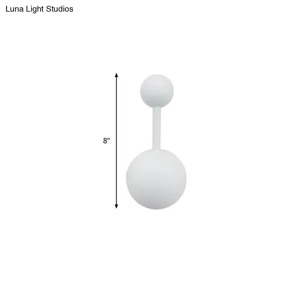 DecorBites™ DecorBites™ Modern Molecular Acrylic Wall Sconce for Bedroom with 1/2 Lights – White Reading Lamp in Warm/White Light