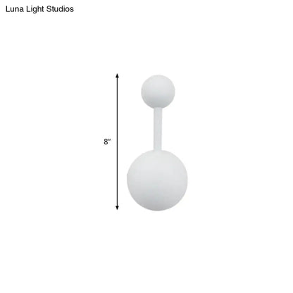 DecorBites™ DecorBites™ Modern Molecular Acrylic Wall Sconce for Bedroom with 1/2 Lights – White Reading Lamp in Warm/White Light