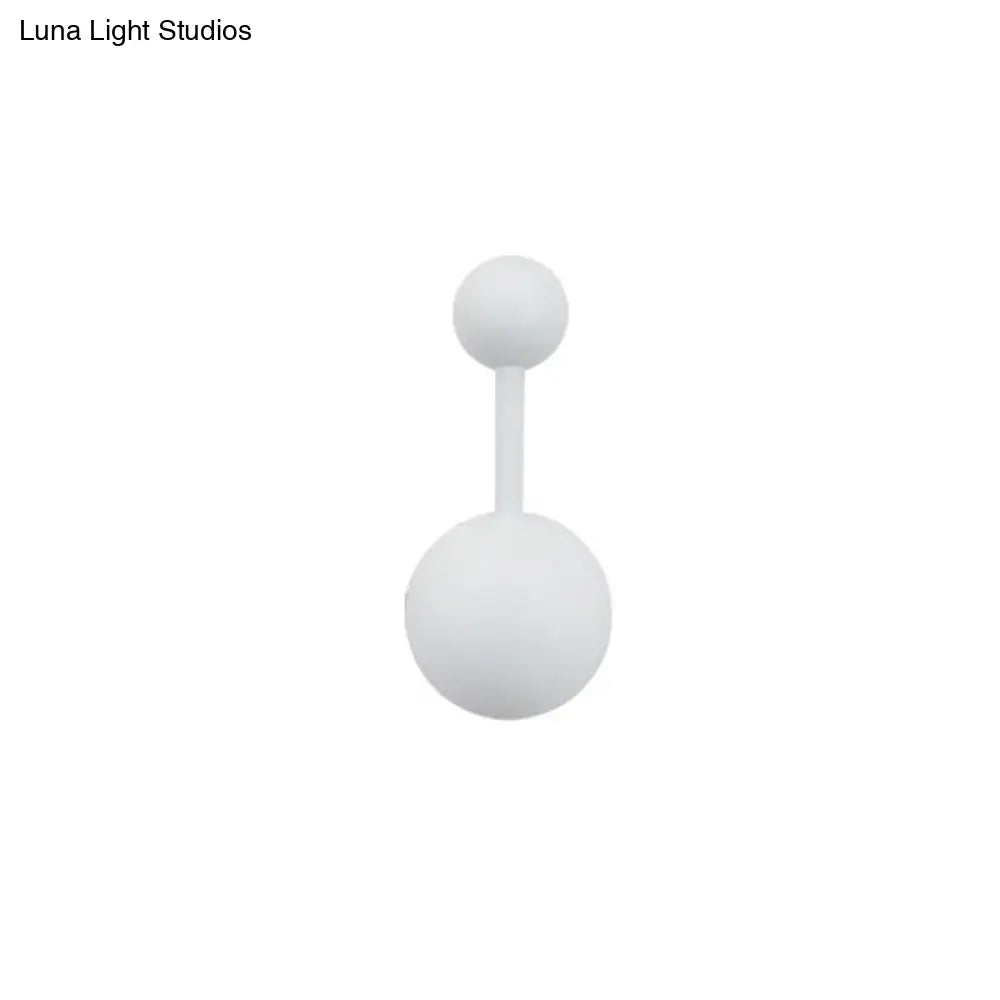 DecorBites™ DecorBites™ Modern Molecular Acrylic Wall Sconce for Bedroom with 1/2 Lights – White Reading Lamp in Warm/White Light