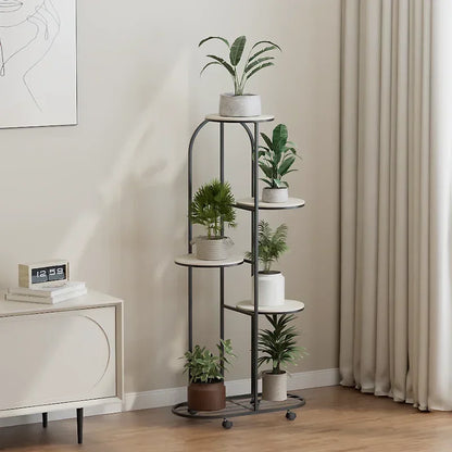 Modern Multi-storey Plant Stand for Interior Decor