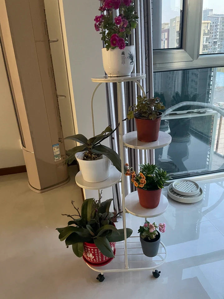 Modern Multi-storey Plant Stand for Interior Decor