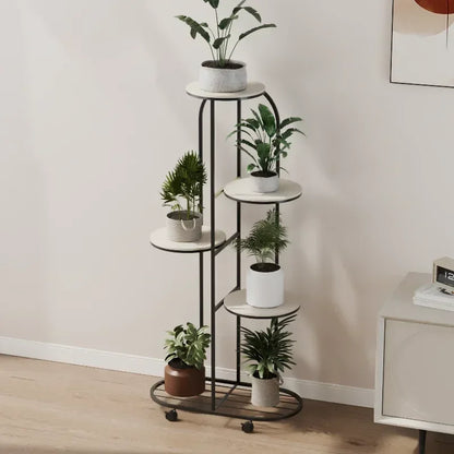 Modern Multi-storey Plant Stand for Interior Decor