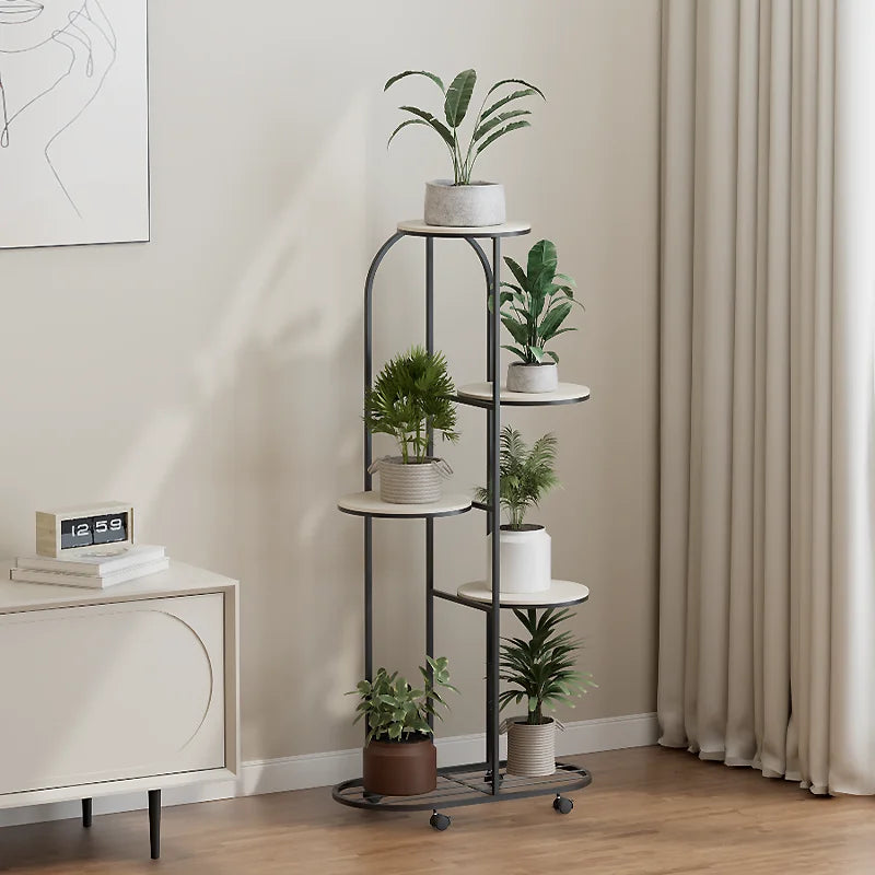 Modern Multi-storey Plant Stand for Interior Decor