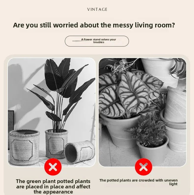 Modern Multi-storey Plant Stand for Interior Decor