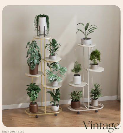 Modern Multi-storey Plant Stand for Interior Decor