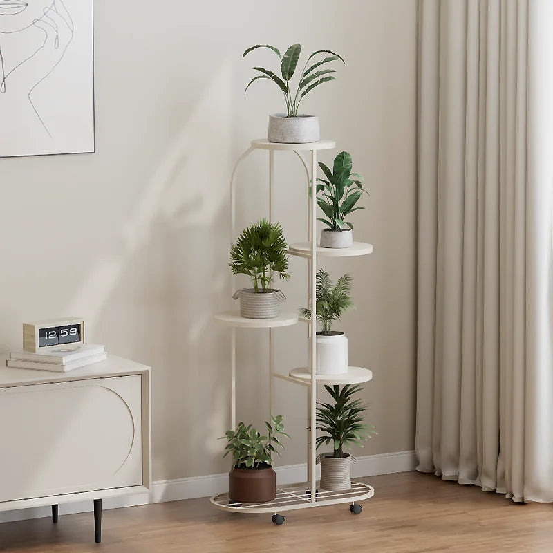 Modern Multi-storey Plant Stand for Interior Decor