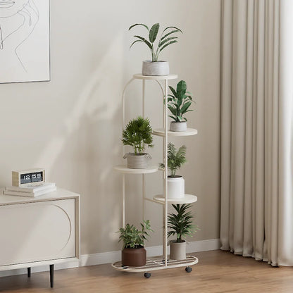 Modern Multi-storey Plant Stand for Interior Decor
