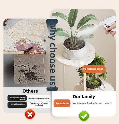 Modern Multi-storey Plant Stand for Interior Decor